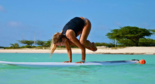 stand up paddle yoga